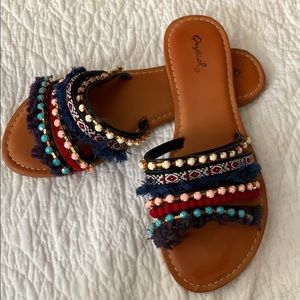 Boutique Multicolored slides
